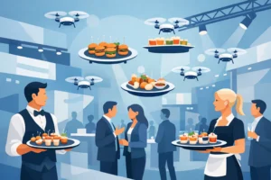 Buffet volante para stand de feira vale a pena?