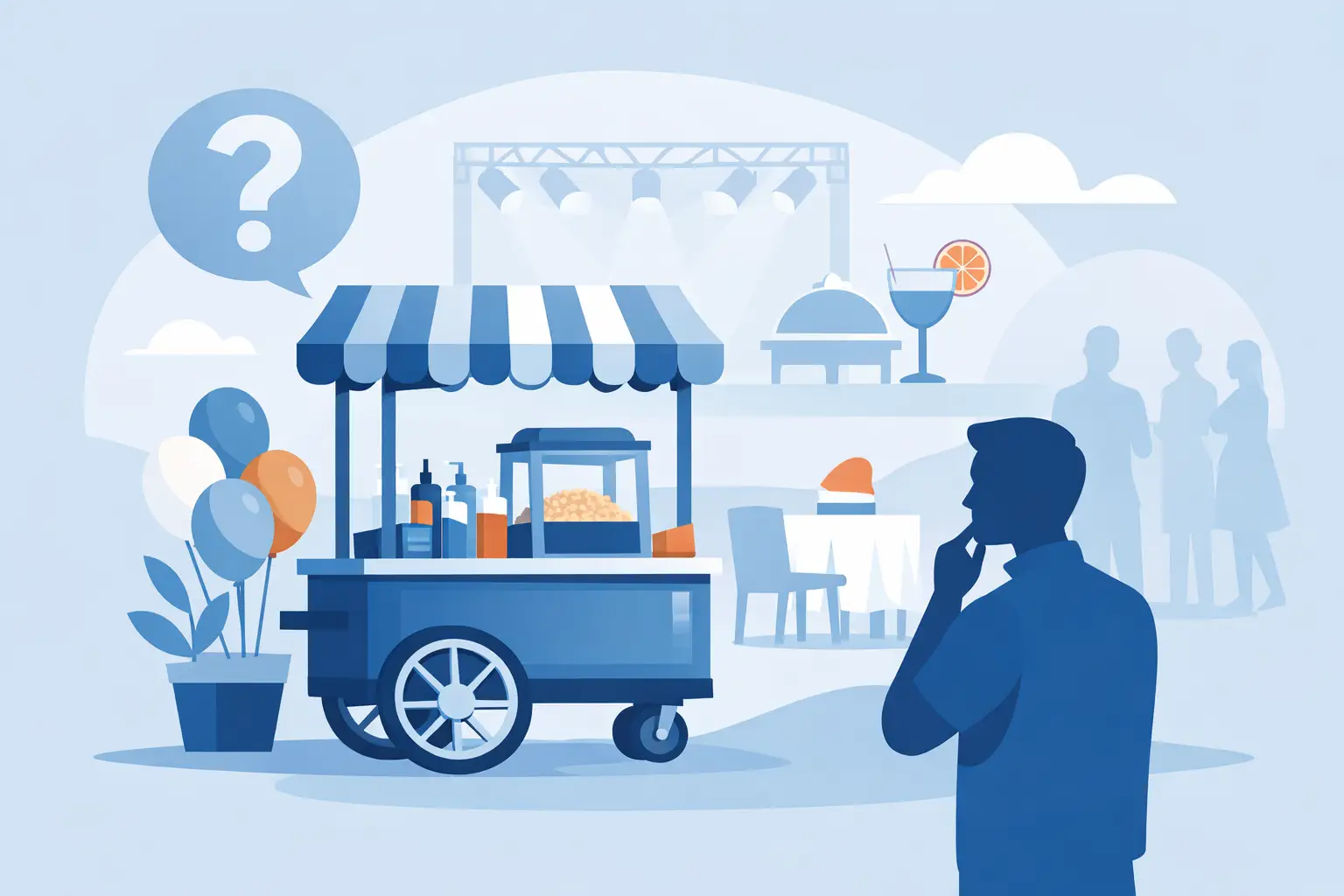 Locação de carrinho para eventos vale a pena?