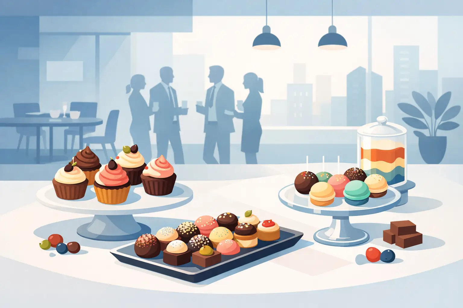 Menu de doces para eventos corporativos