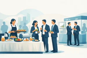 O que servir em feira de negócios