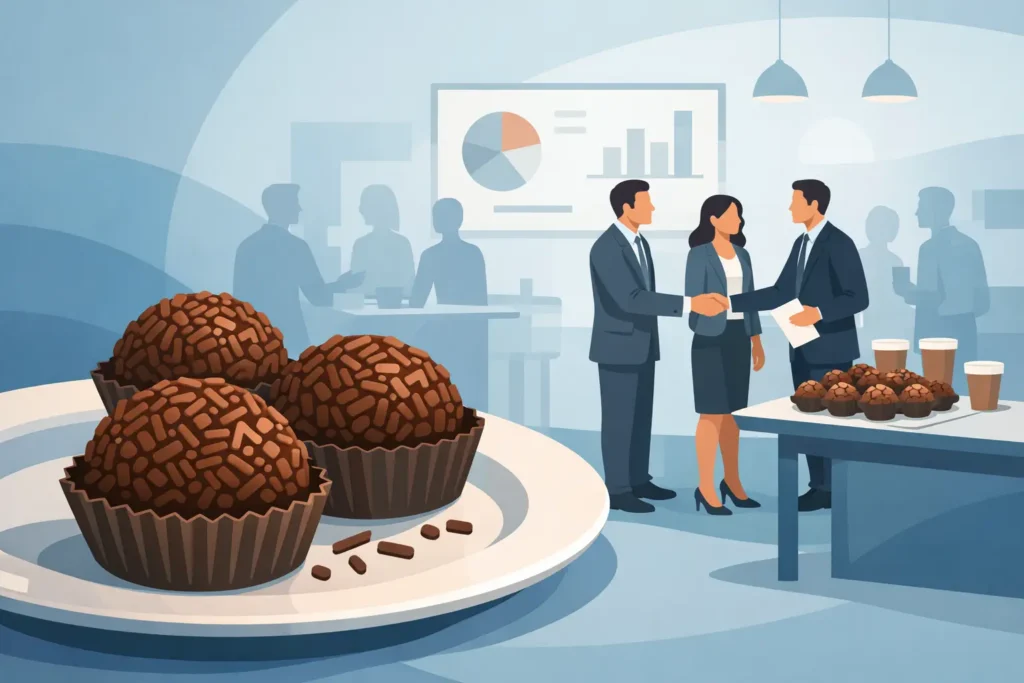Brigadeiro para eventos empresariais: vale a pena?