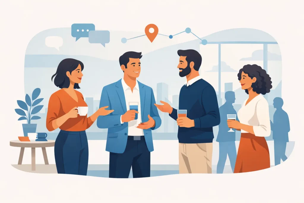 Como criar momentos de networking natural