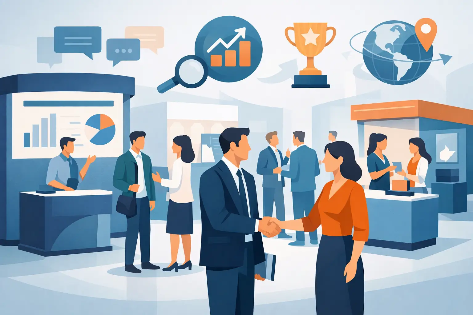 O que marcas de sucesso fazem em feiras de negócios