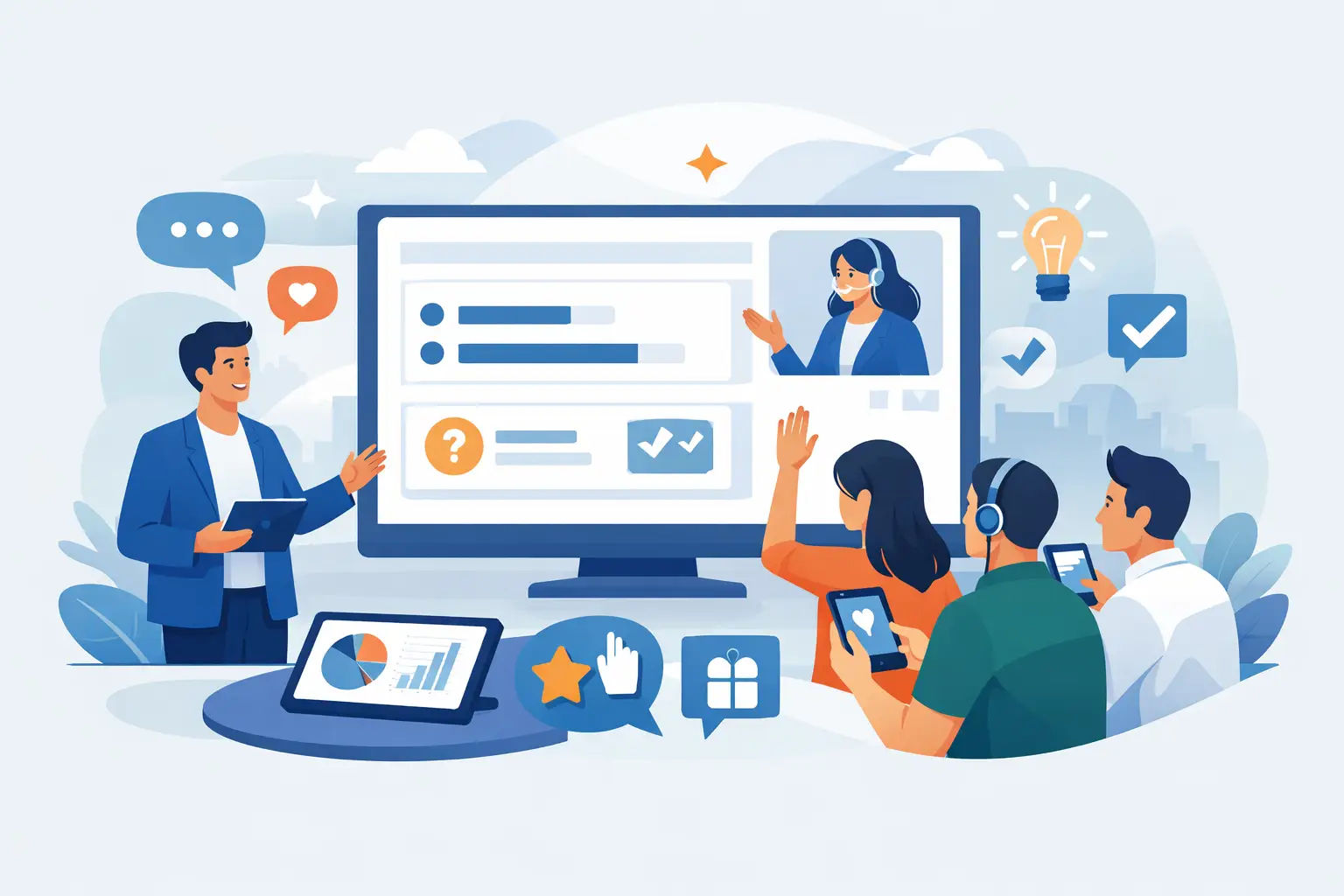 Como criar eventos mais interativos