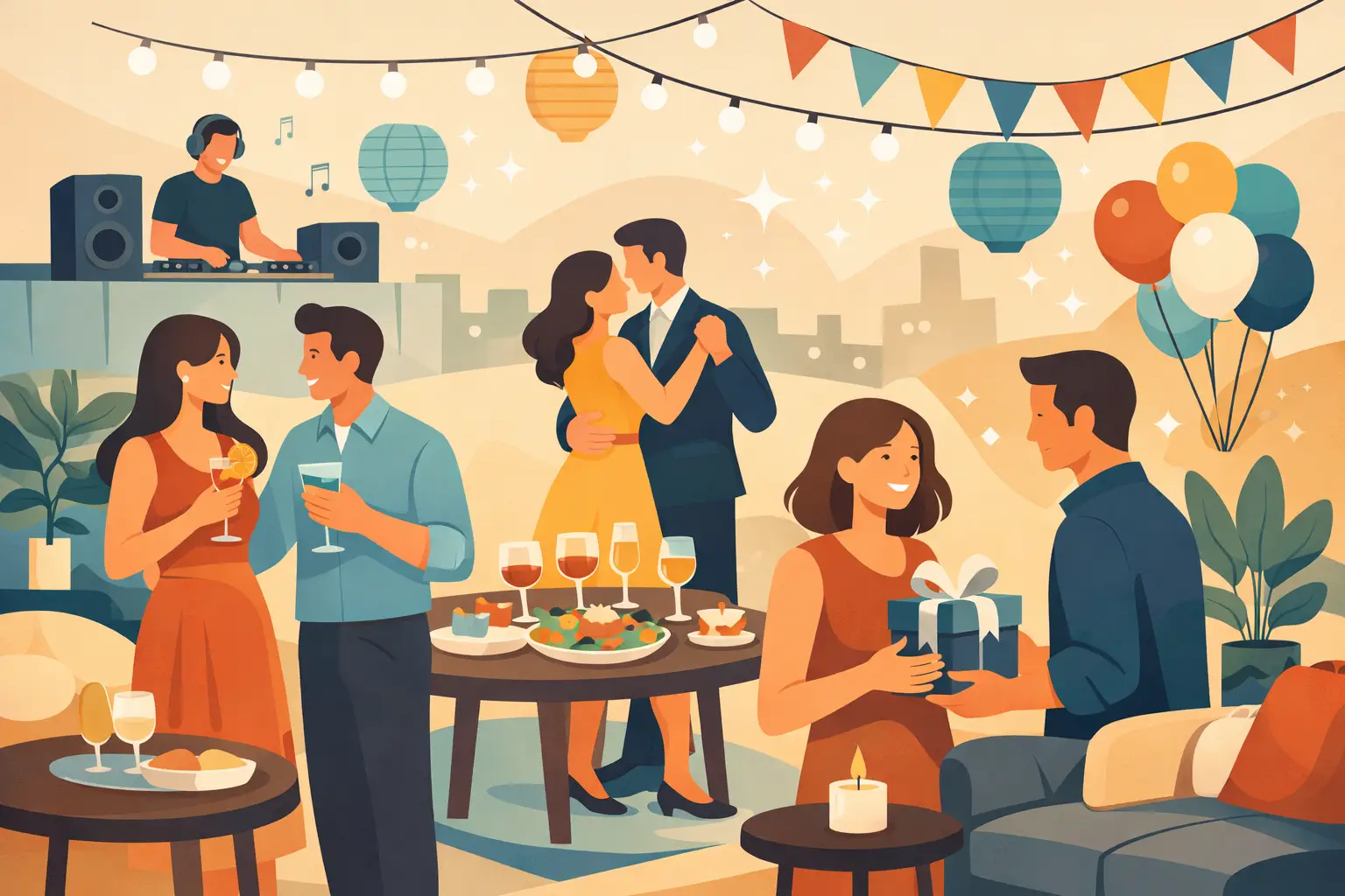 O que os convidados realmente valorizam em uma festa