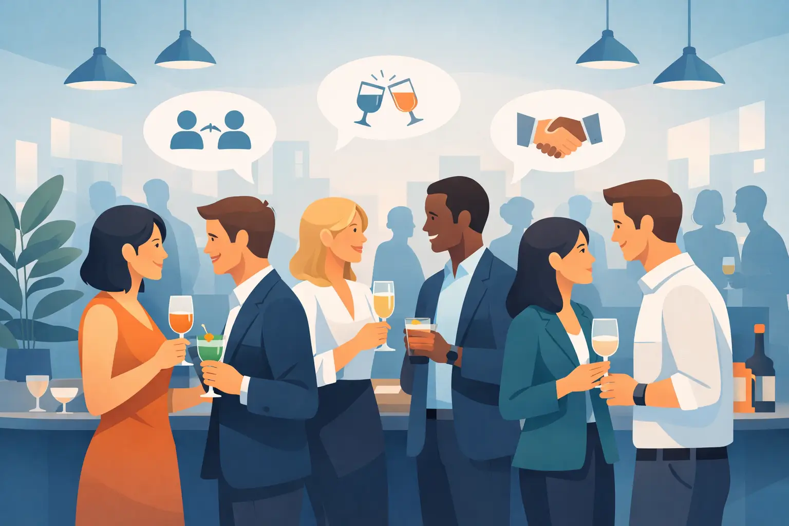 Coquetel de networking: como aproximar participantes