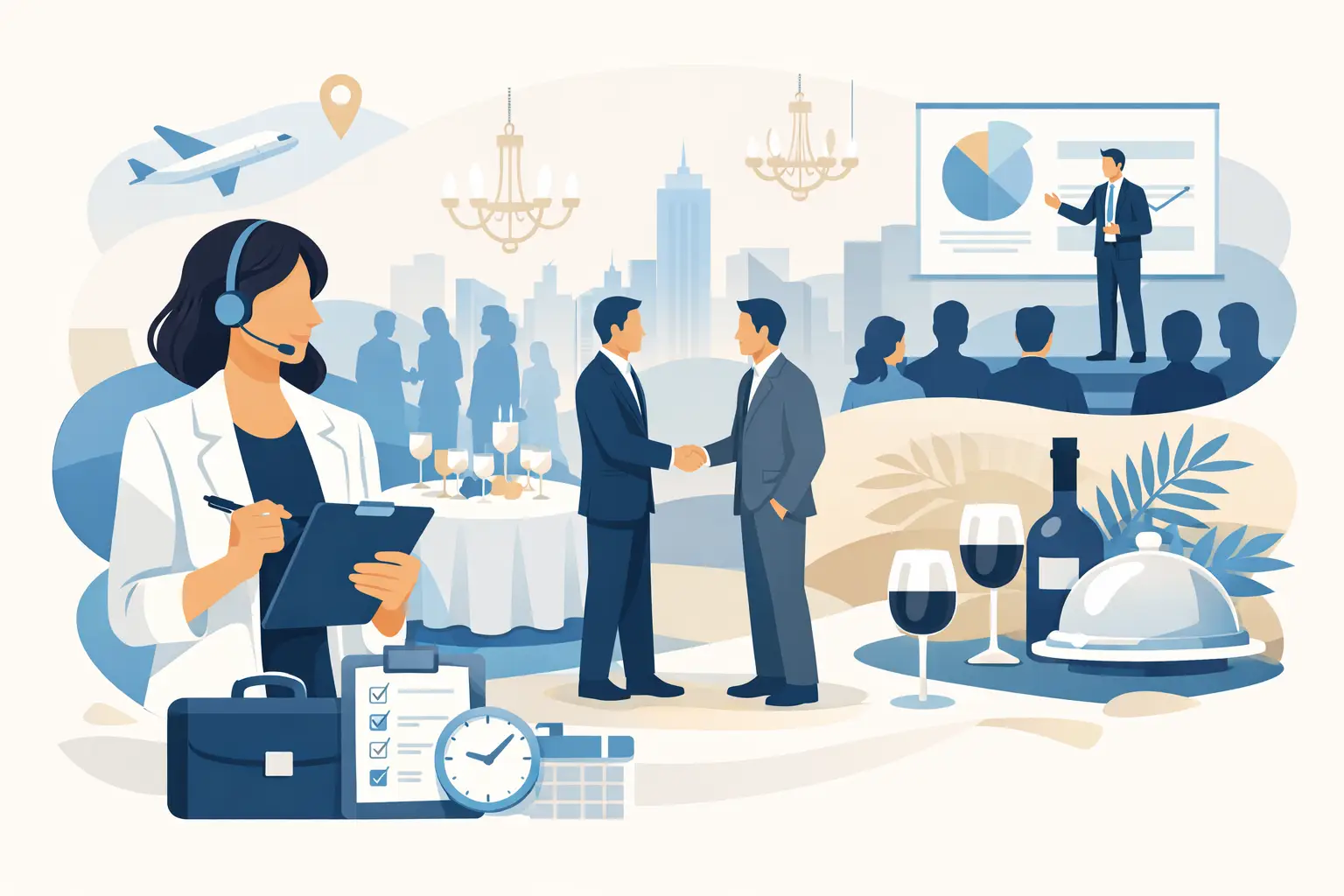 Eventos corporativos de alto padrão: guia de assessoria