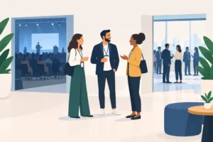 A experiência começa no intervalo dos eventos