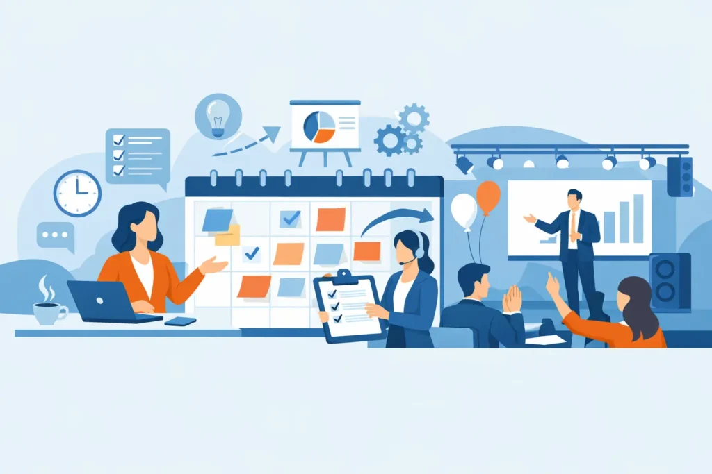 Eventos internos de empresas: planejar e operar