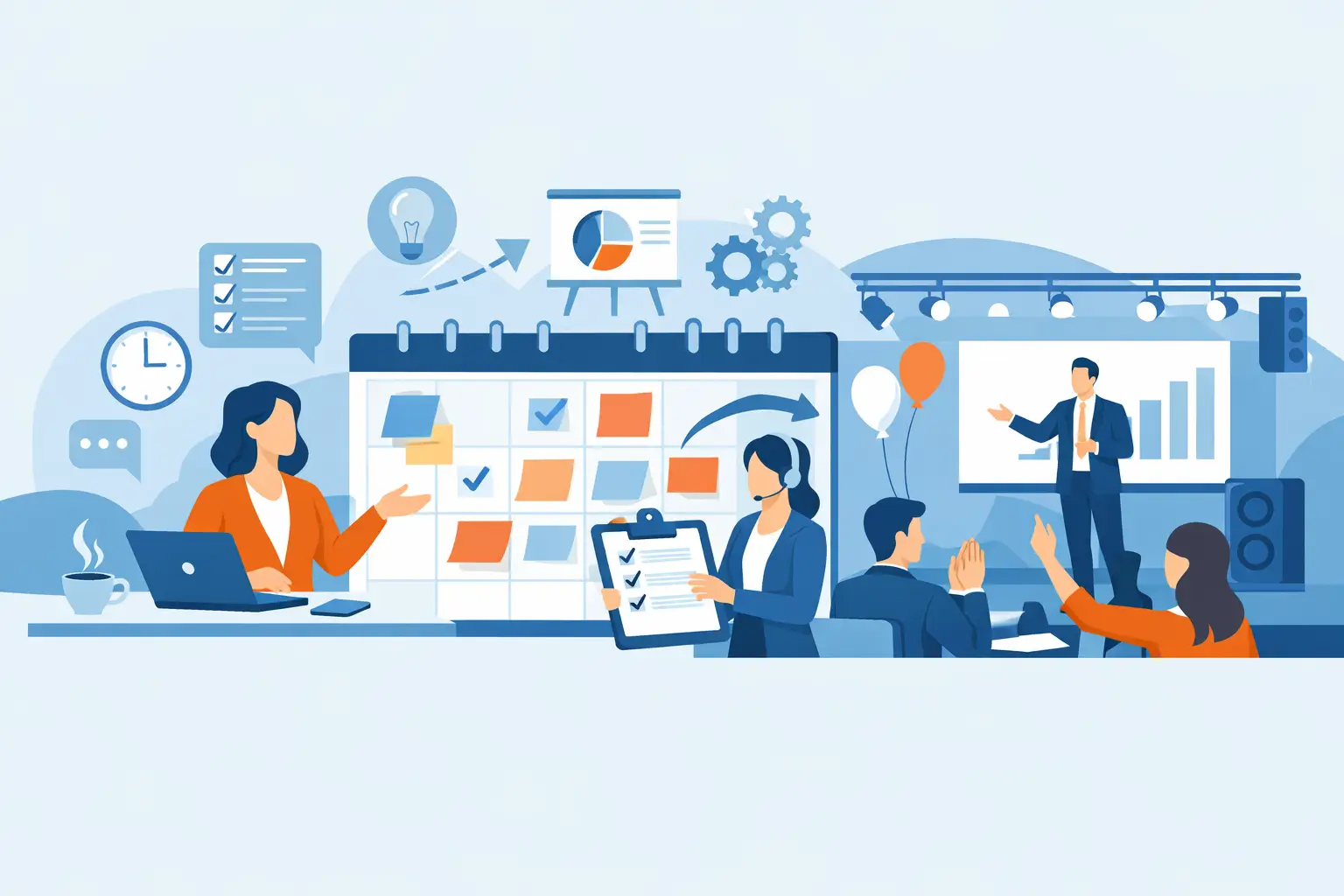 Eventos internos de empresas: planejar e operar