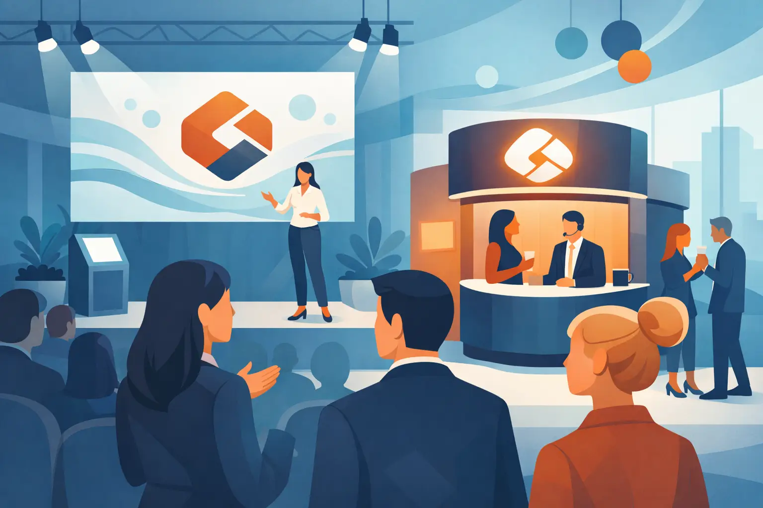 Experiência de marca em eventos corporativos