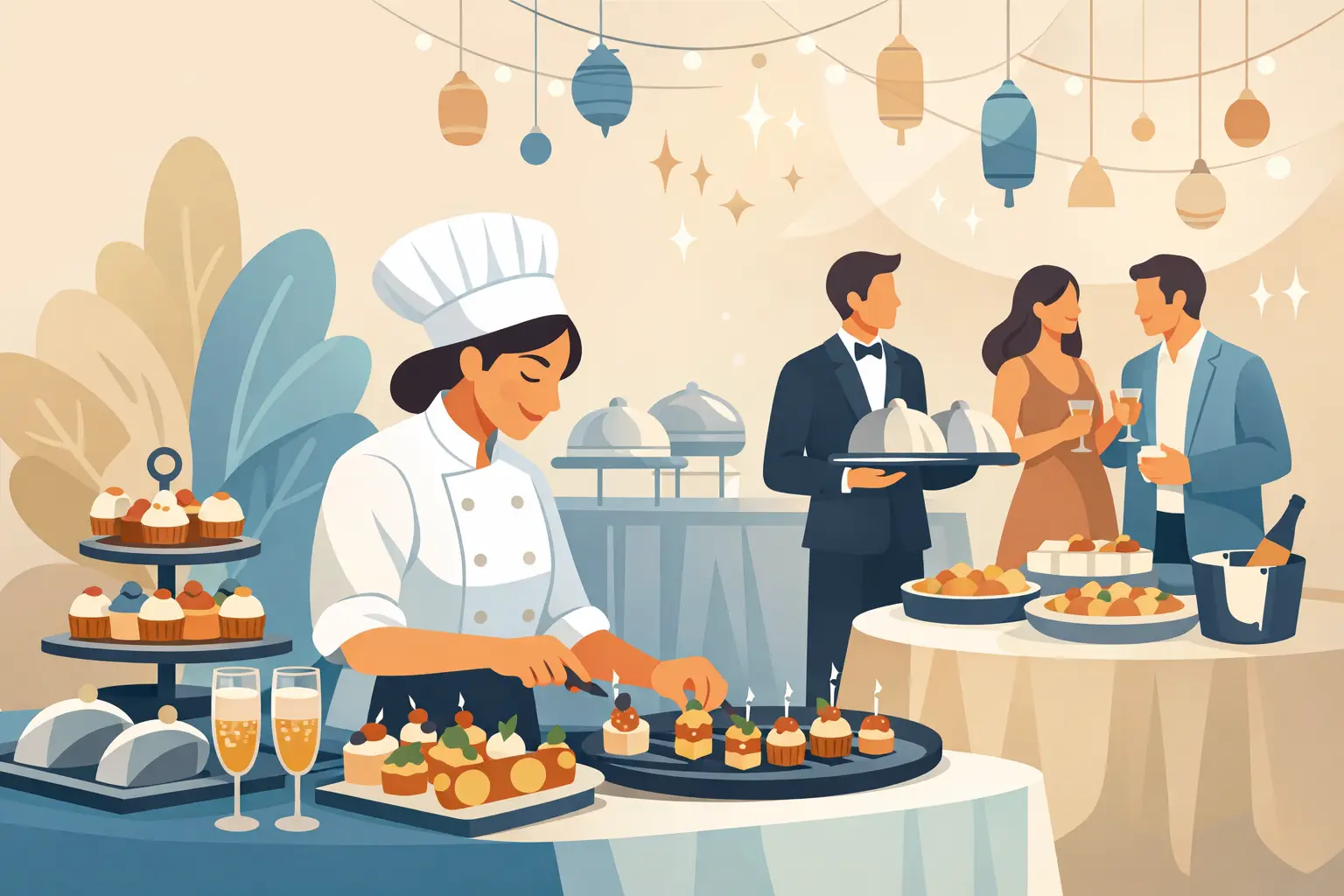Tendências em Catering para Eventos que Encantam