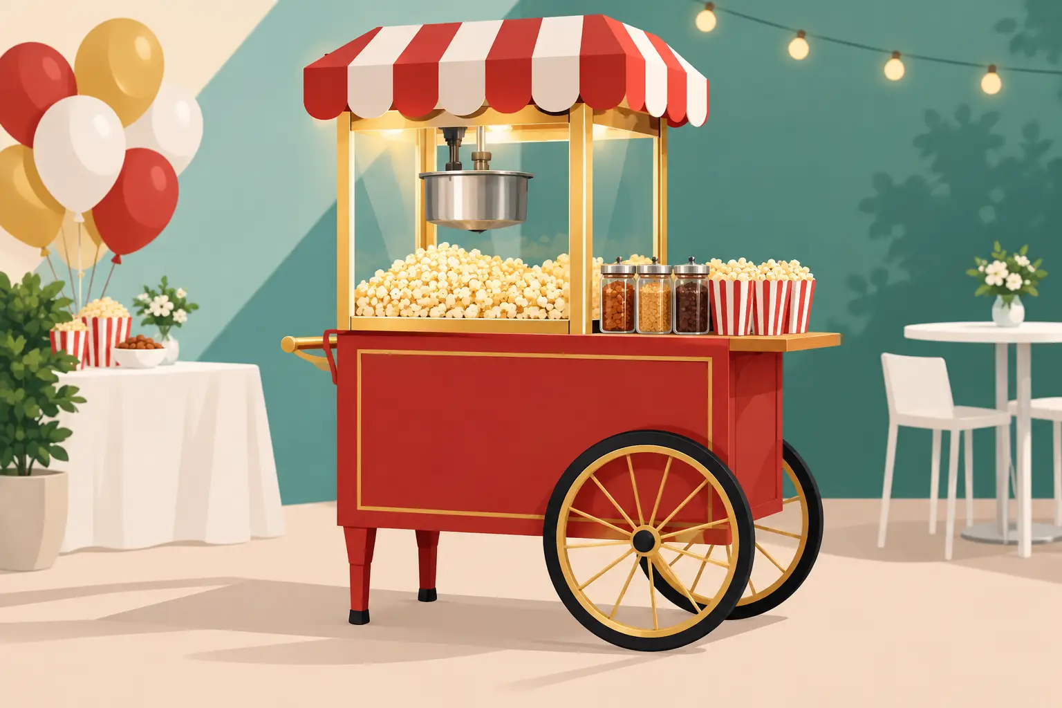 Carrinho de Pipoca Gourmet para Festas: Vale a Pena?